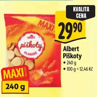 Albert Albert Piškoty nabídka