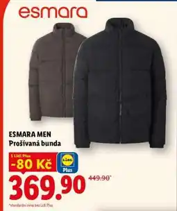 Lidl esmara Men Prošívaná bunda nabídka