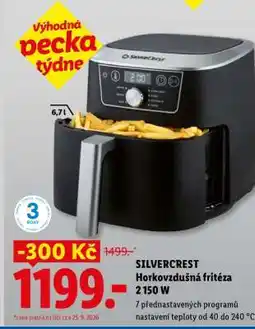 Lidl SilverCrest HORKOVZDUŠNÁ FRITÉZA nabídka