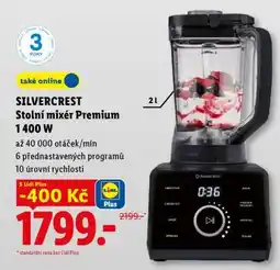 Lidl SILVERCREST Stolní mixér Premium 1400 W nabídka