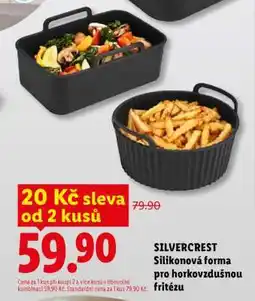 Lidl SILVERCREST Silikonová forma pro horkovzdušnou fritézu nabídka