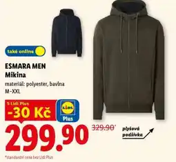 Lidl Esmara Men Mikina nabídka
