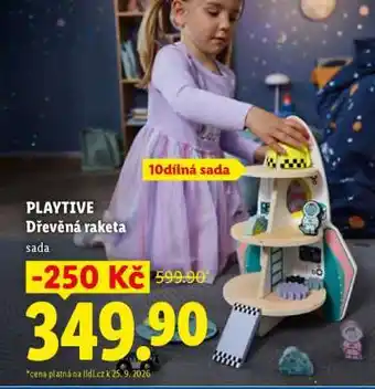 Playtive Dřevěná raketa