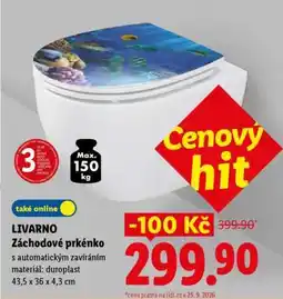 Lidl Livarno Záchodové prkénko nabídka