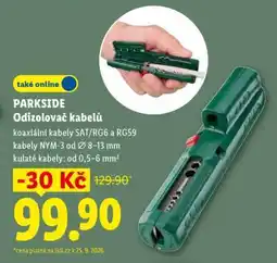 Lidl PARKSIDE Odizolovač kabelů nabídka
