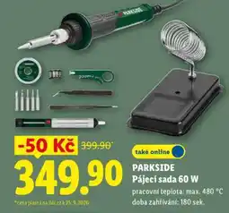 Lidl PARKSIDE Pájecí sada 60 W nabídka