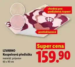 Lidl Livarno Koupelnová předložka nabídka