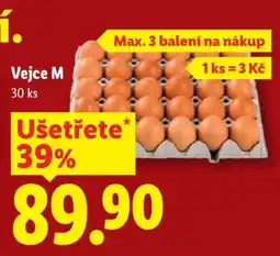 Lidl Vejce „M“ nabídka