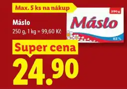 Lidl Máslo nabídka