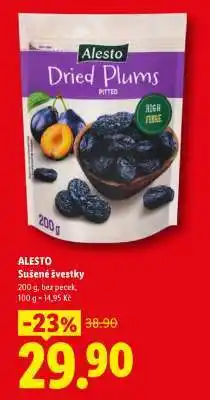 Lidl ALESTO Sušené švestky nabídka