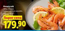 Lidl Krevety celé nabídka