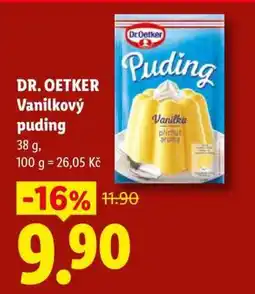 Lidl Dr. Oetker Vanilkový puding nabídka