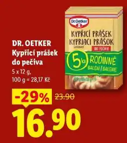 Lidl DR.OETKER Kypřicí prášek do pečiva nabídka