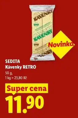 Lidl SEDITA Kávenky RETRO nabídka