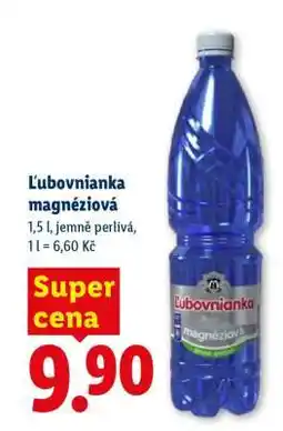 Lidl ĽUBOVNIANKA MAGNÉZIOVÁ nabídka