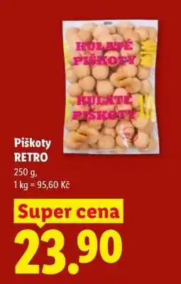 Lidl Piškoty RETRO nabídka