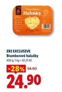 Lidl ERI EXCLUSIVE Bramborové halušky nabídka