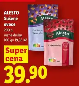 Lidl ALESTO Sušené ovoce nabídka