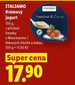 Lidl ITALIAMO Krémový jogurt nabídka