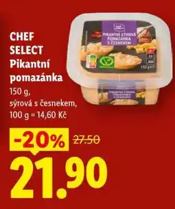 Lidl CHEF SELECT Pikantní pomazánka nabídka