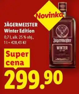 Lidl JÄGERMEISTER Winter Edition nabídka