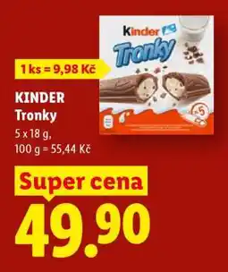 Lidl Kinder Tronky nabídka