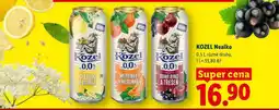 Lidl Kozel nealko nabídka