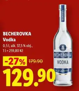 Lidl Becherovka Vodka nabídka