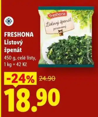 Freshona Listový špenát