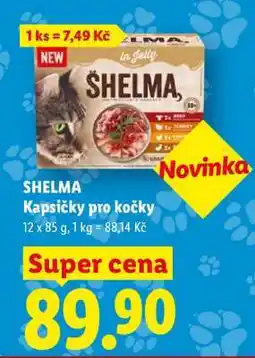 Lidl Shelma kapsičky pro kočky nabídka