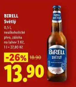 Lidl Birell světlý nabídka