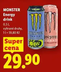 Lidl Monster Energy drink nabídka