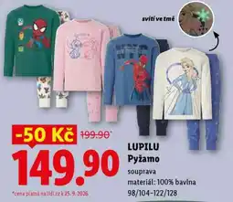 Lidl Lupilu PYŽAMO nabídka