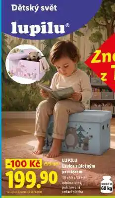 Lidl LUPILU Lavice s úložným prostorem nabídka