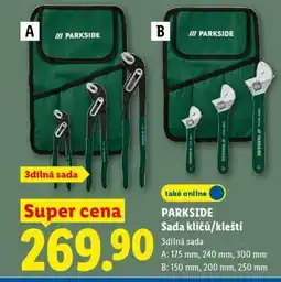 Lidl PARKSIDE Sada klíčů/kleští nabídka