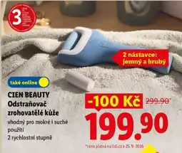 Lidl CIEN BEAUTY ODSTRAŇOVAČ ZROHOVATĚLÉ KŮŽE nabídka