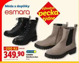 Lidl esmara KOTNÍKOVÁ OBUV nabídka