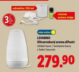 Lidl Livarno Ultrazvukový aroma difuzér nabídka
