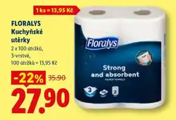 Lidl FLORALYS KUCHYŇSKÉ UTĚRKY nabídka