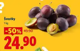 Lidl Švestky nabídka