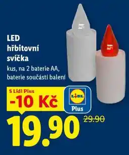 Lidl LED hřbitovní svíčka nabídka
