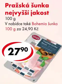 CBA Leco pražská šunka nejvyšší jakost nabídka
