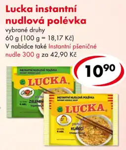 CBA Lucka instantní nudlová polévka nabídka