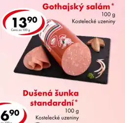 CBA Kostelecké uzeniny Gothajský salám nabídka