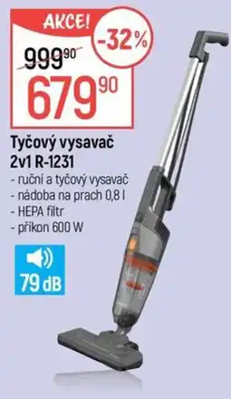 Globus Tyčový vysavač 2v1 R-1231 nabídka