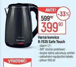 Globus Rohnson Varná konvice R-7535 Safe Touch nabídka