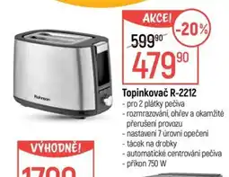 Globus Rohnson topinkovač r-2212 nabídka