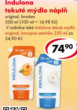 CBA Indulona tekuté mýdlo náplň nabídka