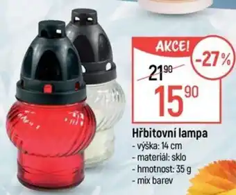 Globus Hřbitovní lampa nabídka