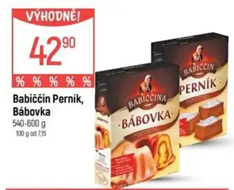 Globus Babíččin Bábovka nabídka